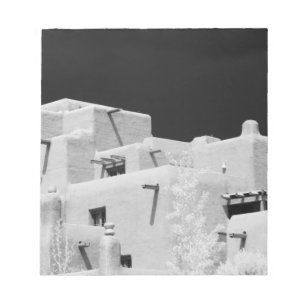 Pueblo style adobe Inn at Loretto, Santa Fe, New Notizblock