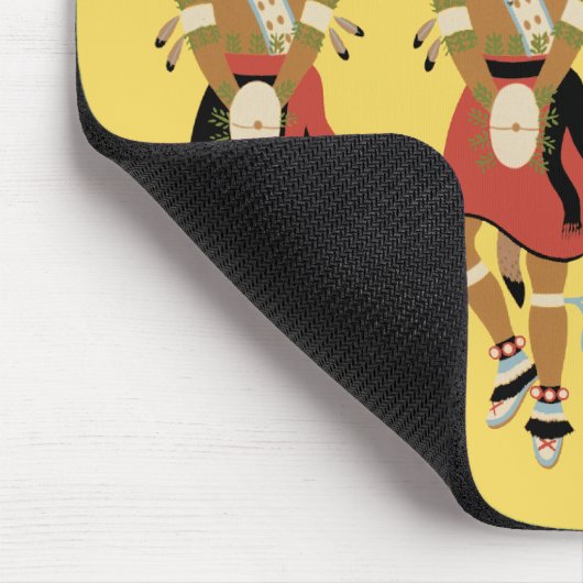 Pueblo Turtle Dancers Mousepad (Ecke)