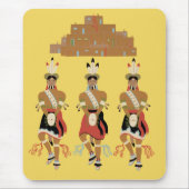 Pueblo Turtle Dancers Mousepad (Vorne)