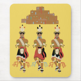Pueblo Turtle Dancers Mousepad