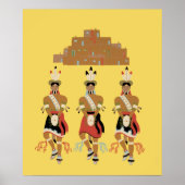 Pueblo Turtle Dancers Poster (Vorne)