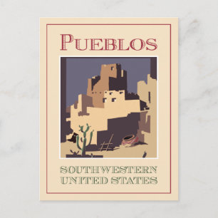 Pueblos Südwest Postkarte