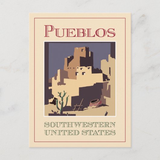 Pueblos Südwest Postkarte (Vorderseite)