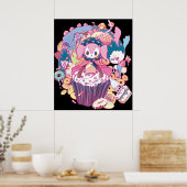 Puella Magi Magica Madoka - Charlotte und Friend Poster (Küche)