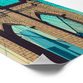 Puente de Brooklyn Poster (Ecke)