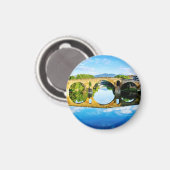 Puente La Reina Magnet (Vorderseite/Rückseite)