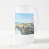Puente La Reina Mattglas Bierglas (VorderseiteRechts)