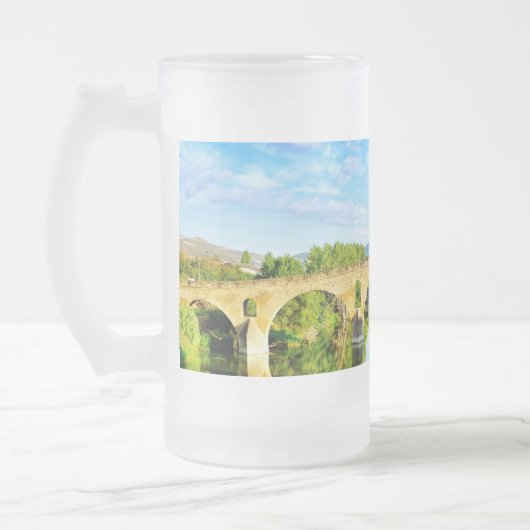 Puente La Reina Mattglas Bierglas (Links)