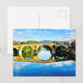 Puente La Reina Postkarte (Vorne/Hinten)