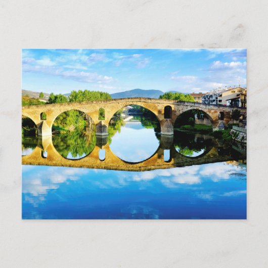 Puente La Reina Postkarte (Vorderseite)