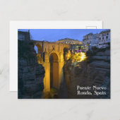 Puente Nuevo Ronda Postkarte (Vorne/Hinten)