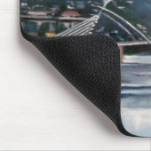Puente (Ourense)/Brücke (Ourense) Mousepad (Ecke)