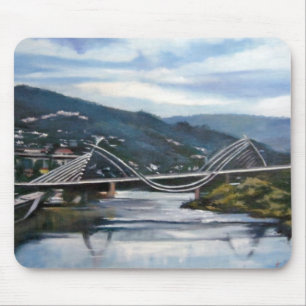 Puente (Ourense)/Brücke (Ourense) Mousepad