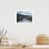 Puente (Ourense)/Brücke (Ourense) Poster (Küche)