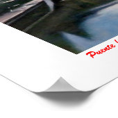 Puente (Ourense)/Brücke (Ourense) Poster (Ecke)