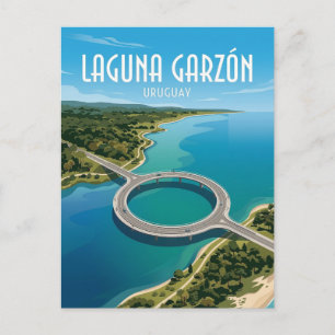 Puente von Laguna Garzón Postkarte