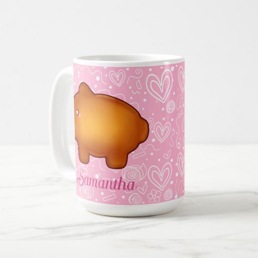 Puerquito De Piloncillo Pan Dulce Kaffeetasse (Vorderseite Links)