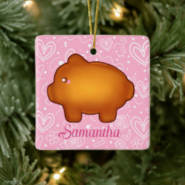 Puerquito De Piloncillo Pan Dulce Keramikornament