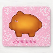 Puerquito De Piloncillo Pan Dulce Mousepad (Vorne)