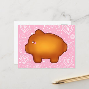 Puerquito De Piloncillo Pan Dulce Postkarte