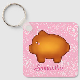 Puerquito De Piloncillo Pan Dulce Schlüsselanhänger