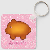 Puerquito De Piloncillo Pan Dulce Schlüsselanhänger (Rückseite)