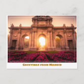 Puerta de Alcalá Madrid Postkarte (Vorderseite)