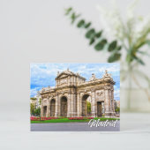 Puerta de Alcala, Madrid, Spanien Postkarte (Stehend Vorderseite)