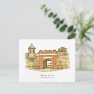 Puerta de San Juan – Altes Stadttor Postkarte