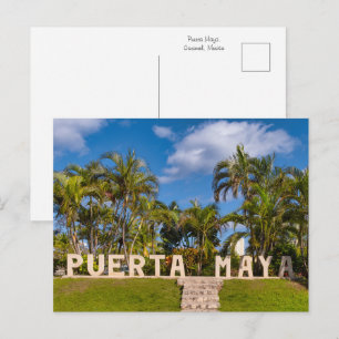 Puerta Maya Paradies Postkarte