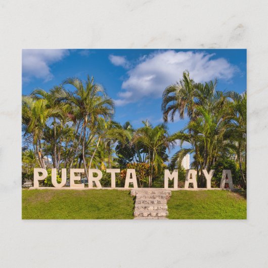 Puerta Maya Paradise Postkarte (Vorderseite)