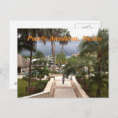 Puerto Aventuras, Mexico Post Card Postkarte (Vorne/Hinten)