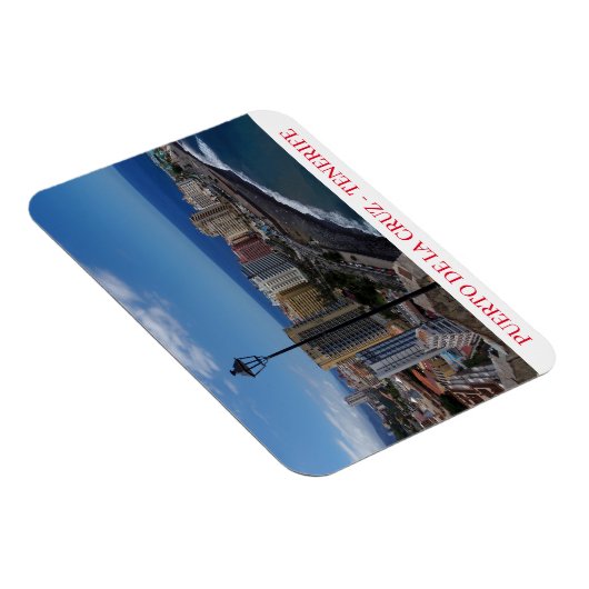 Puerto de la Cruz, Kühlschrankmagnet Teneriffa Magnet (Rechte Seite)