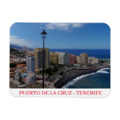 Puerto de la Cruz, Kühlschrankmagnet Teneriffa Magnet (Horizontal)