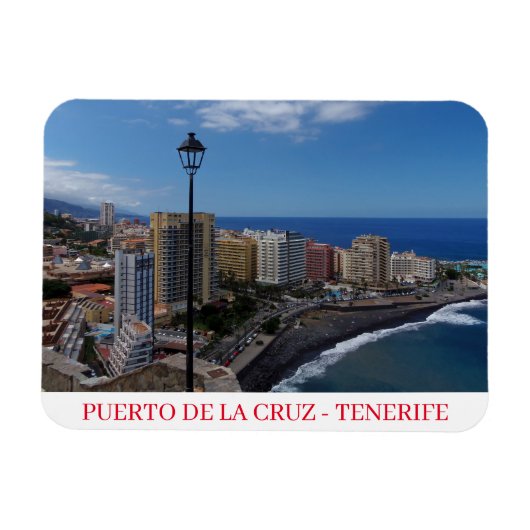 Puerto de la Cruz, Kühlschrankmagnet Teneriffa Magnet (Horizontal)
