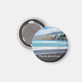 Puerto de la Cruz Magnet (Vorderseite/Rückseite)