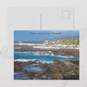 Puerto de la Cruz, Teneriffa, Postkarte (Vorne/Hinten)