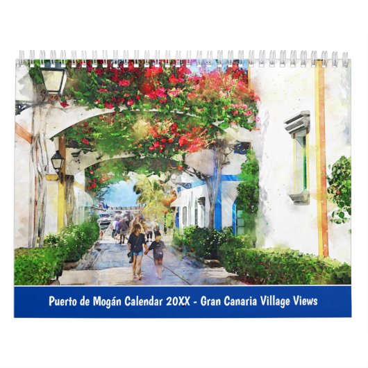 Puerto de Mogán Calendar 2026 – Gran Canaria Villa Kalender (Titelbild)