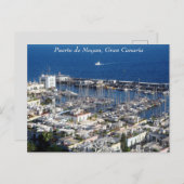 Puerto de Mogan, Gran Canaria, Postkarte (Vorne/Hinten)
