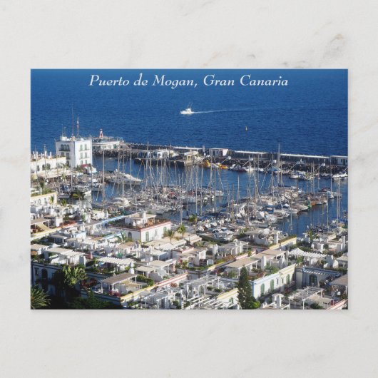 Puerto de Mogan, Gran Canaria, Postkarte (Vorderseite)