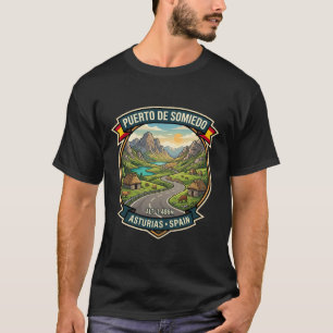 Puerto de Somiedo Picos de Europa Straße T-Shirt