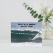 Puerto Escondido, Got huevos? Postkarte (Stehend Vorderseite)