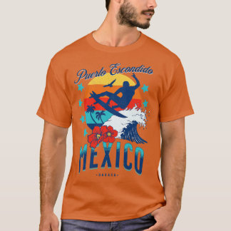 Puerto Escondido Oaxaca Mexiko Big Wave Surfing T-Shirt