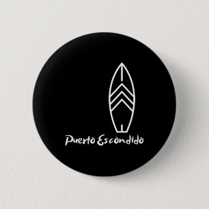 Puerto Escondido, Surf-Fan, Strandurlaub, Surfen Button