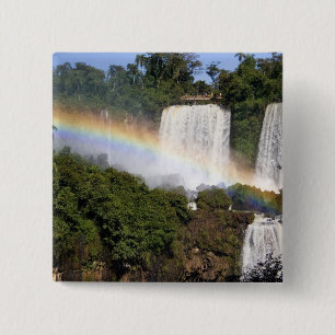 Puerto Iguazu, Argentinien. Das atemberaubende Button