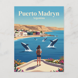 Puerto Madryn Argentinien Postkarte