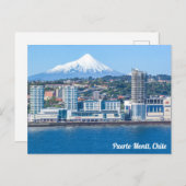 Puerto Montt, Chile Postkarte (Vorne/Hinten)