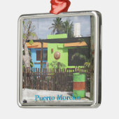 Puerto Morelos Casa Ornament Aus Metall (Links)