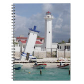 Puerto Morelos Leuchtturm Notizblock (Vorderseite)