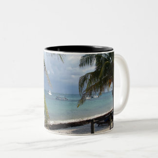 Puerto Morelos, Mexiko-Tasse Zweifarbige Tasse